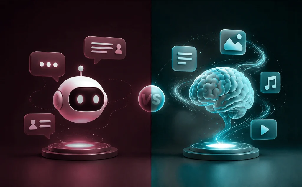 Conversational-AI vs.Generative-AI