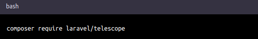 Laravel telescope
